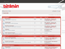 Tablet Screenshot of forum.dataman.com