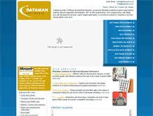 Tablet Screenshot of dataman.co.in